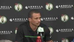 Celtics coach Joe Mazzulla and his staff played reporters in a pickup game. It went as expected